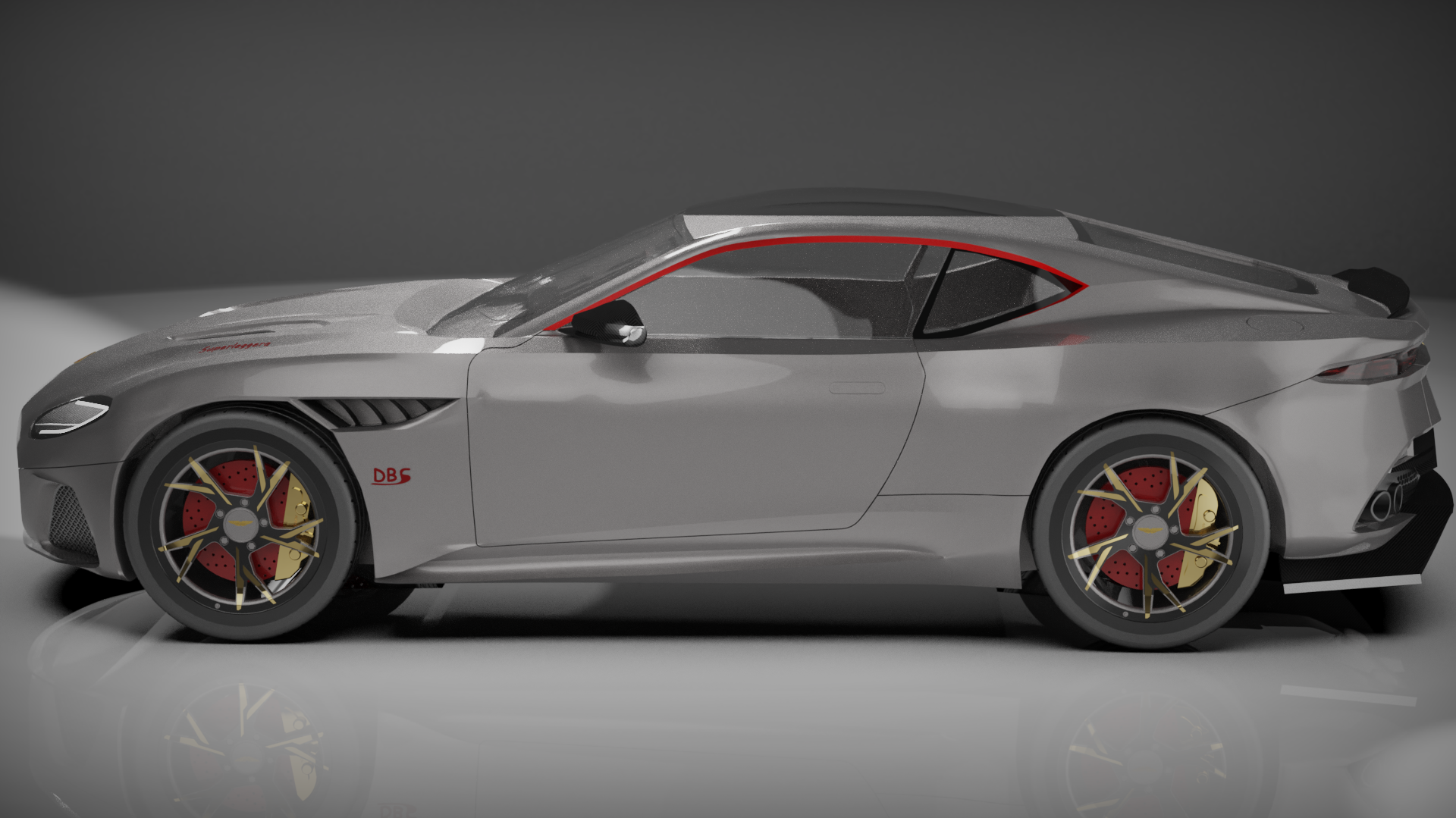 Ô TÔ Aston Martin DBS Superleggera 2019 Fusion 360