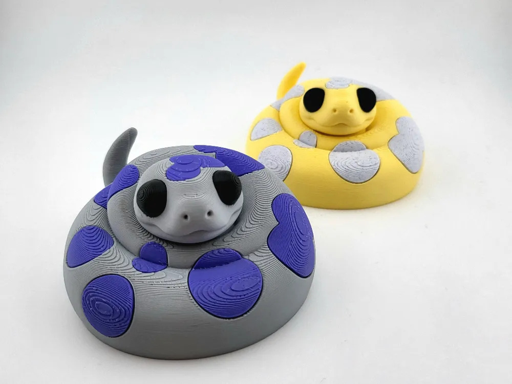 Mô hình 3D Rắn Kawaii