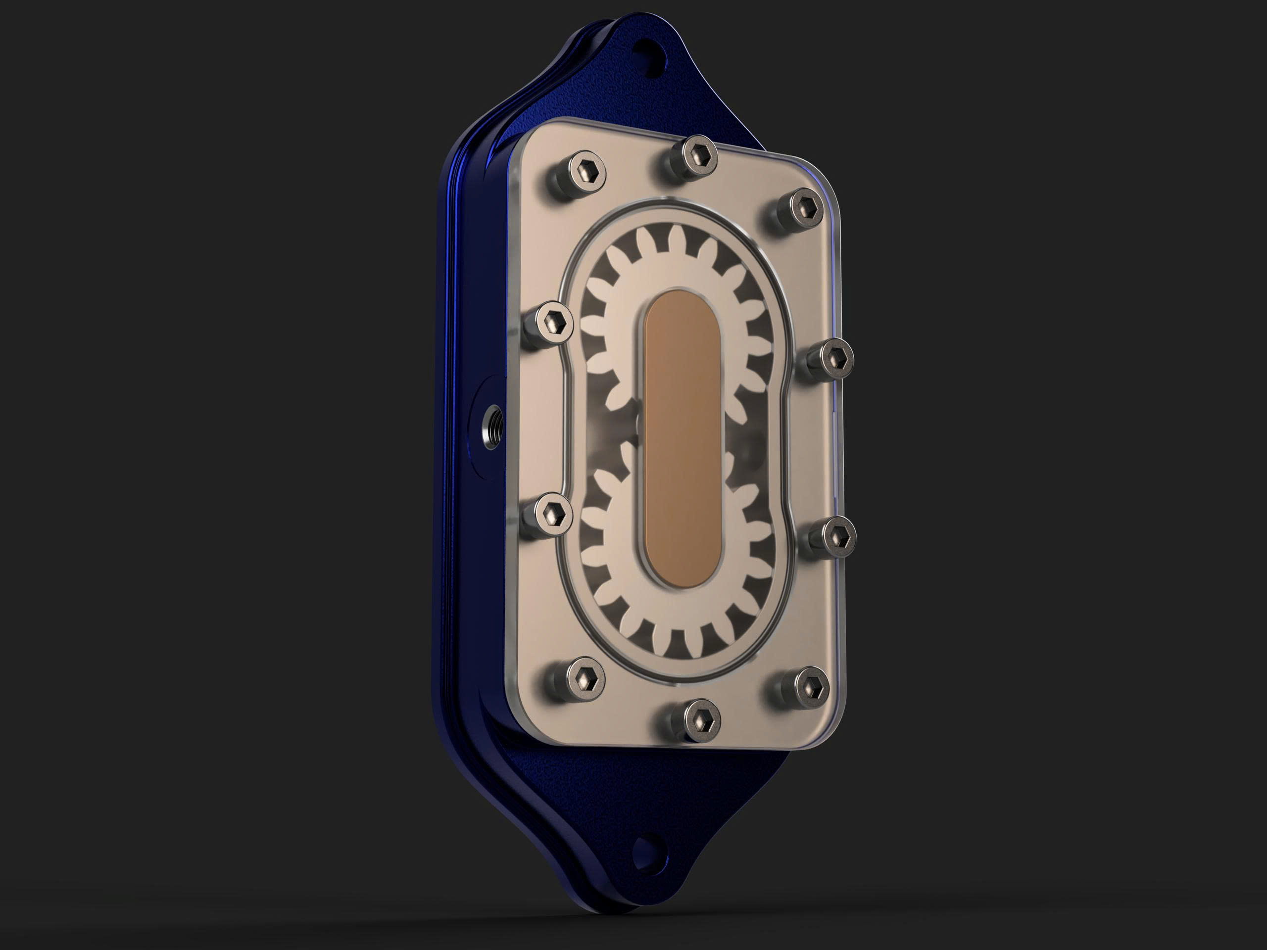 Bản vẽ 3D BƠM BÁNH RĂNG (TL 017)