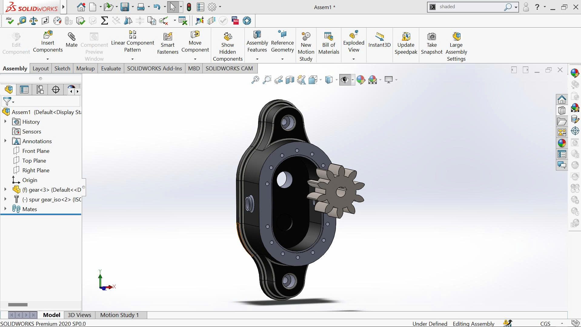 Bản vẽ 3D BƠM BÁNH RĂNG (TL 015)