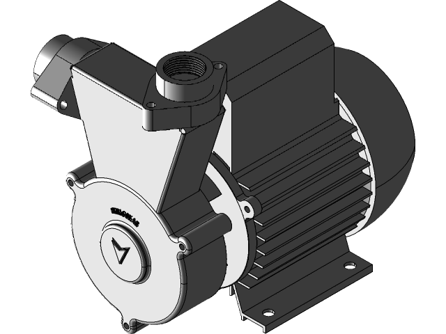 Bản vẽ 3D MÁY BƠM NƯỚC (TL 020)