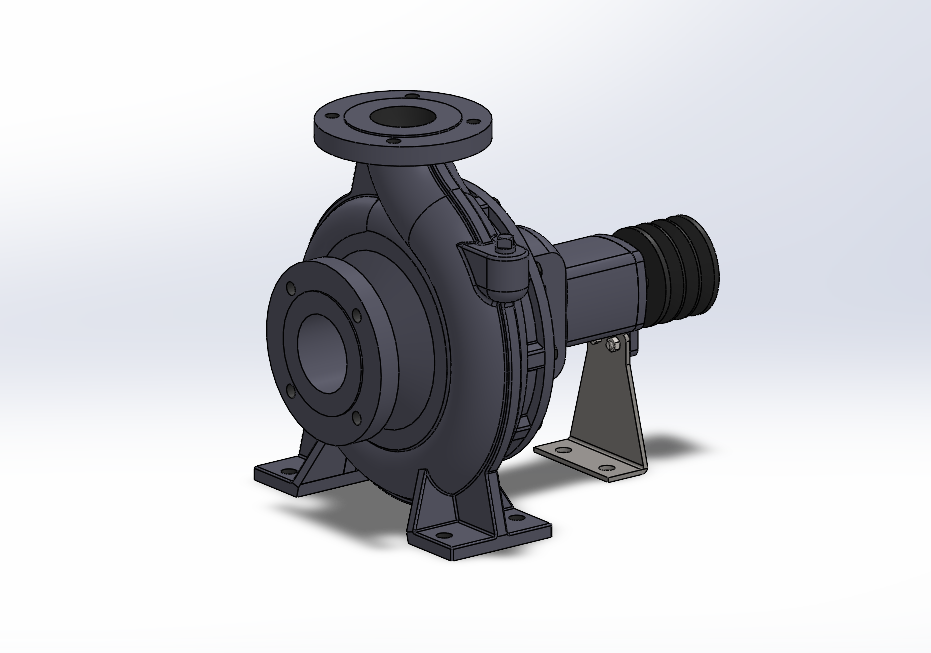 Bản vẽ 3D MÁY BƠM NƯỚC 80X60 (TL 026)