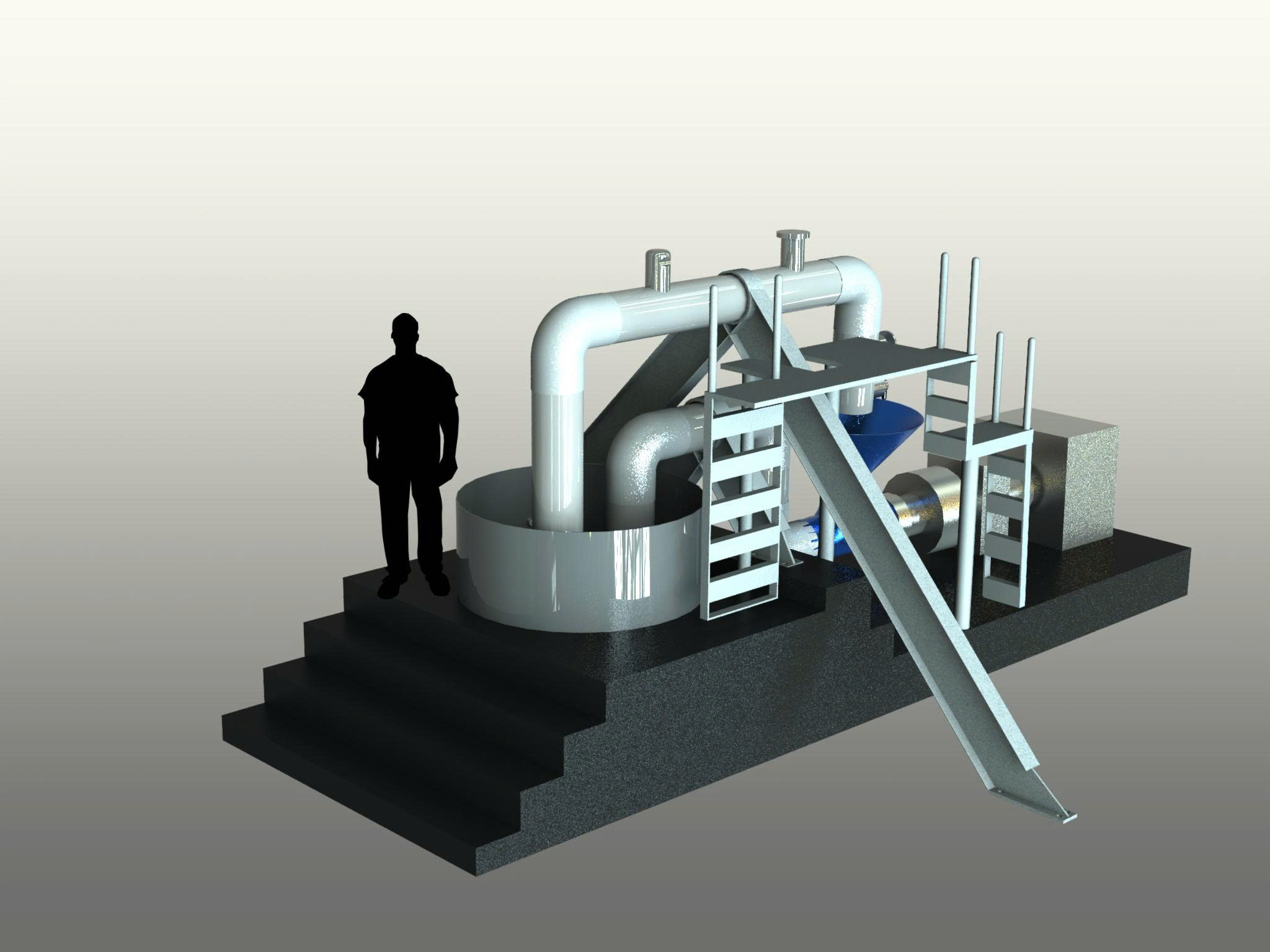 Bản vẽ 3D Máy thử nghiệm thủy điện cực nhỏ (2016) (TL 021)