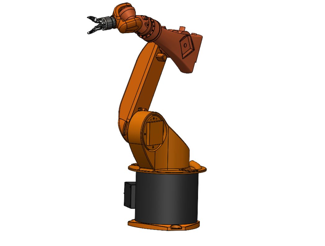 BẢN VE 3D TAY GẮP, CÁNH TAY ROBOT Cánh tay Robot Đơn (CN 05)