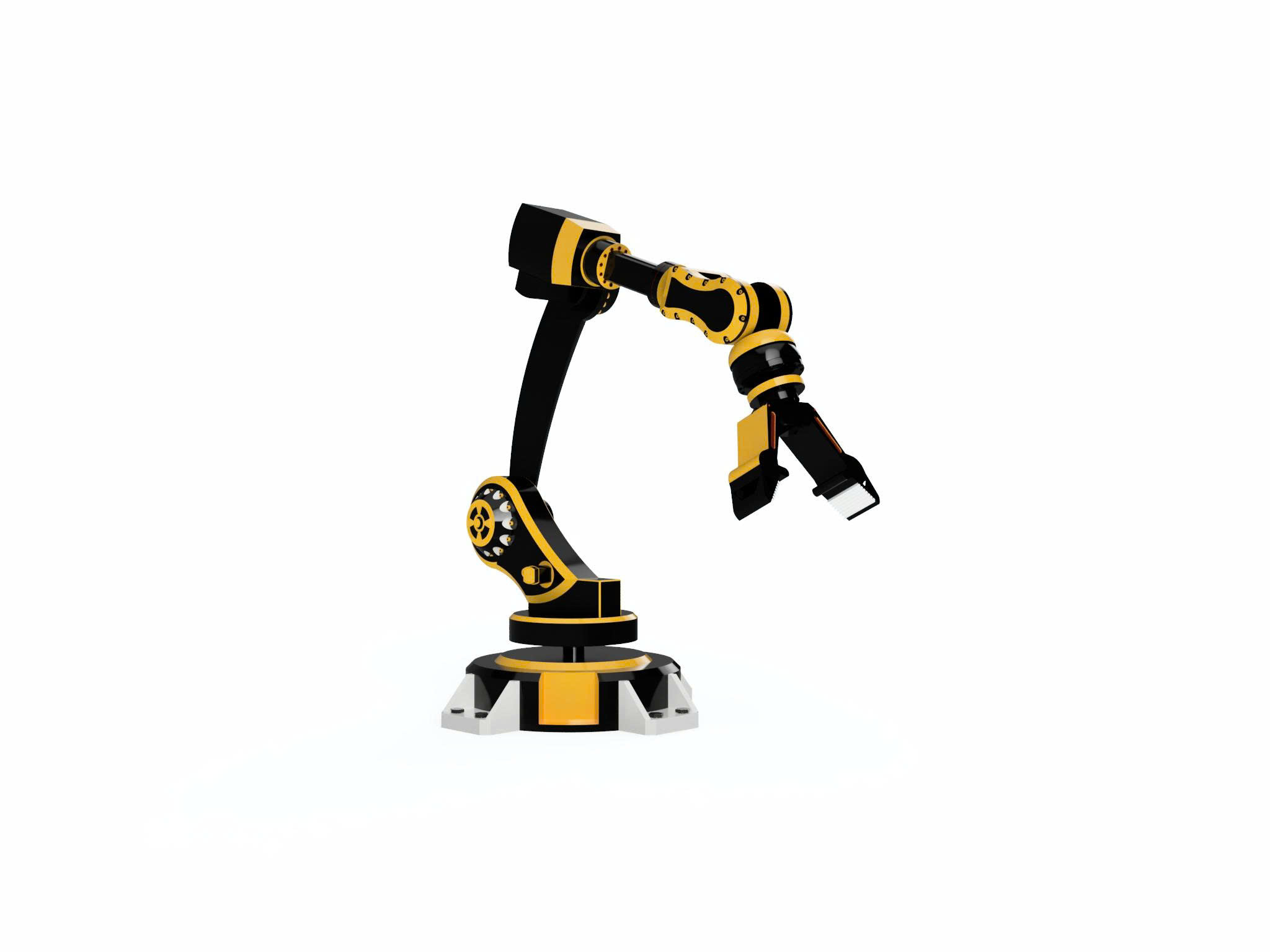 BẢN VE 3D TAY GẮP, CÁNH TAY ROBOT (CN 04)