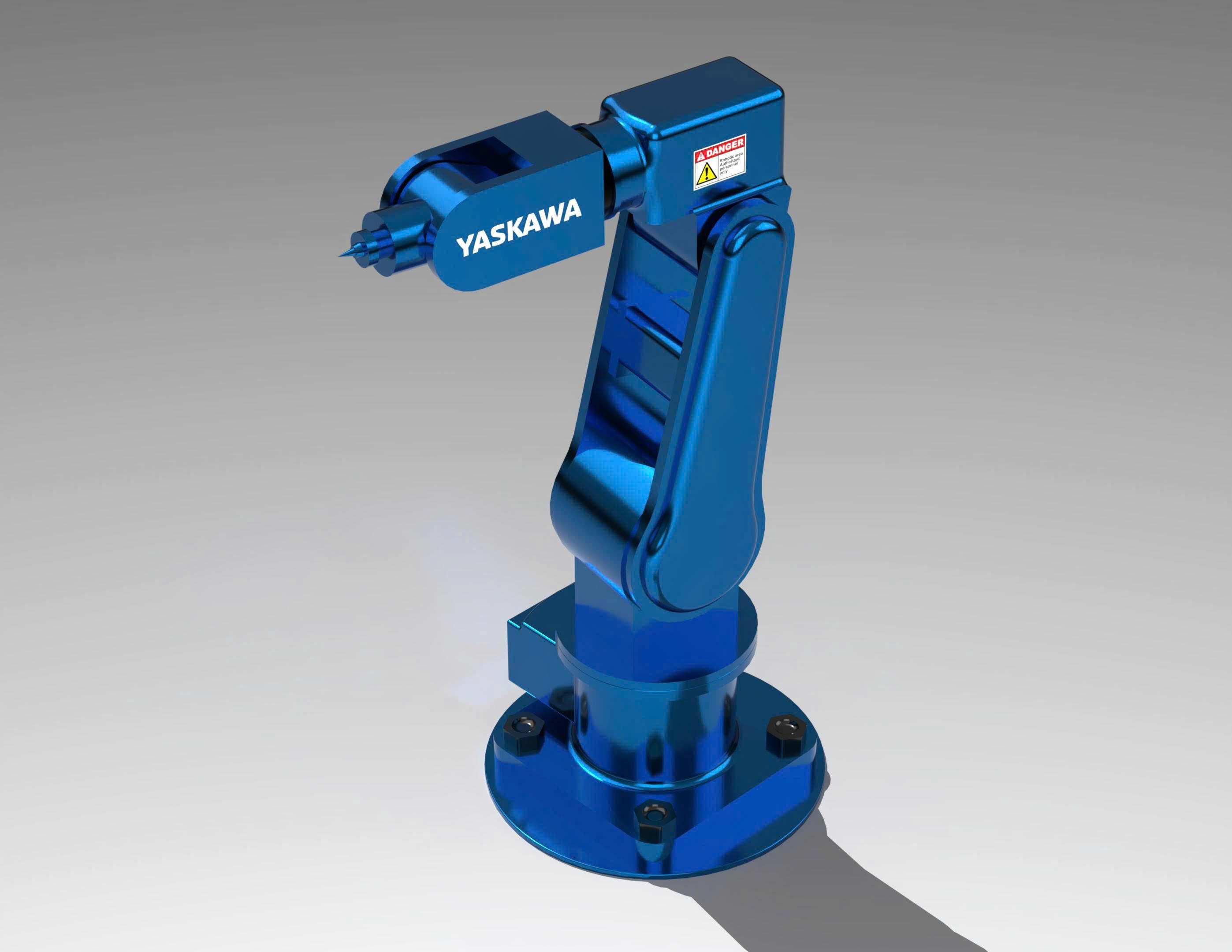 BẢN VE 3D TAY GẮP, CÁNH TAY ROBOT YASKAWA ROBOTIC ARM (CN 011)