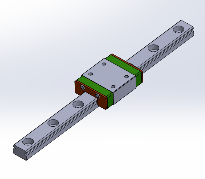 Con trượt vuông Thanh Ray / Thanh Dẫn Hướng Tuyến tính - Cỡ Nhỏ (Miniature) - 7mm - Mã hiệu LML7B / LWL7B (CK 06)