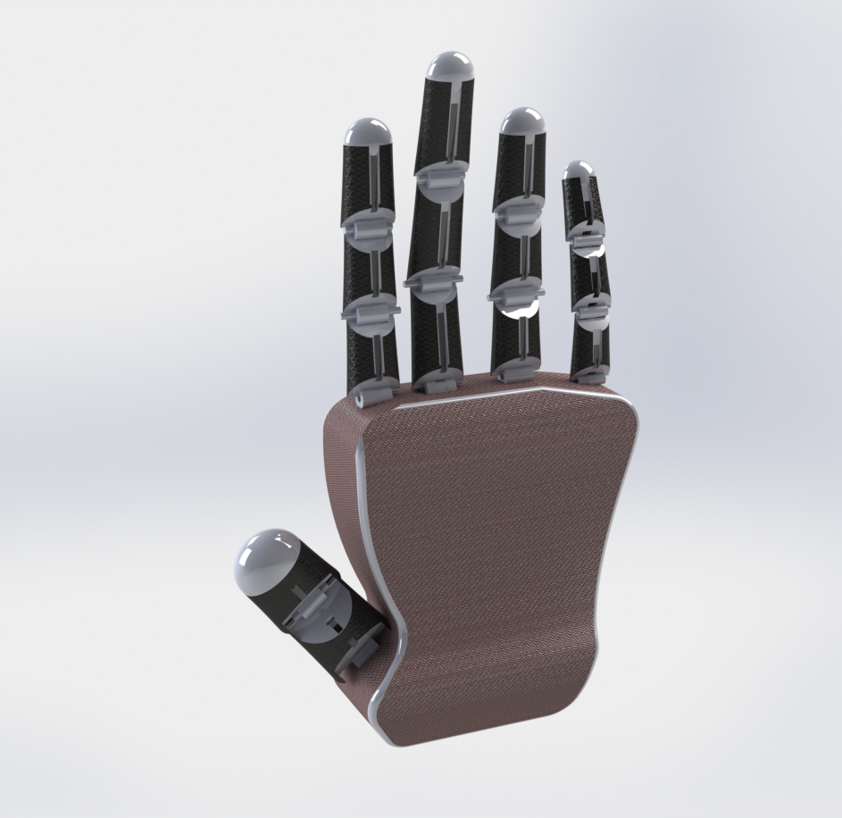 BẢN VE 3D BÀN TAY ROBOT (CK 027)