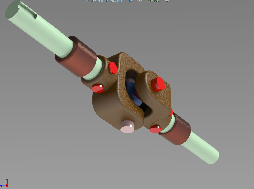 BẢN VE 3D KHỚP NỐI CÁC ĐĂNG (CARDAN) (CK 036)