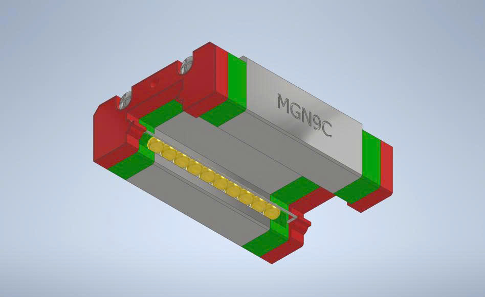 Con trượt vuông MGN9C" là mã hiệu của một loại Thanh Ray và Xe Trượt Tuyến tính Cỡ Nhỏ (Miniature Linear Rail and Block) (CK 013)