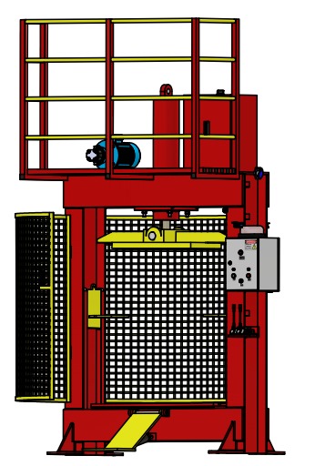 Bản vẽ 3D máy ép thủy lực (TL 035)
