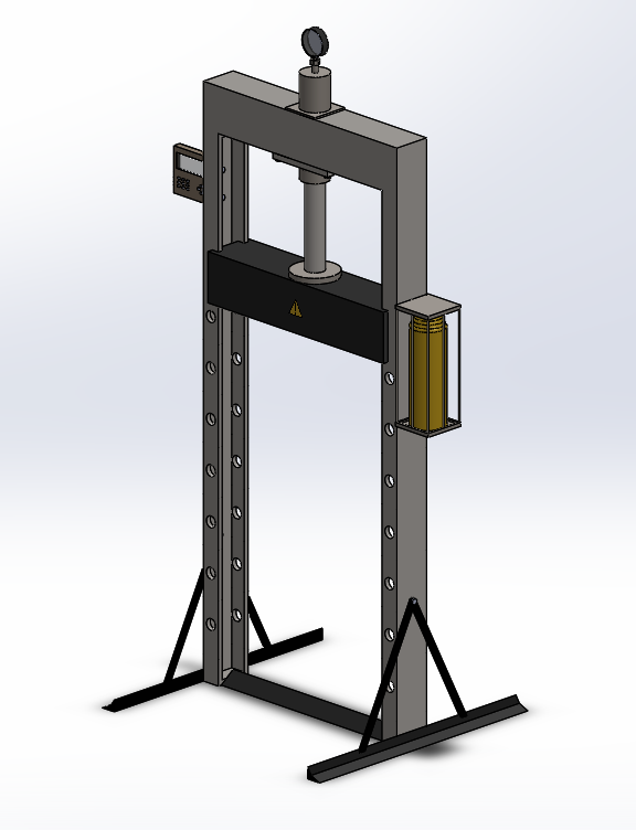 Bản vẽ 3D Máy ép thủy lực tự động (TL 036)