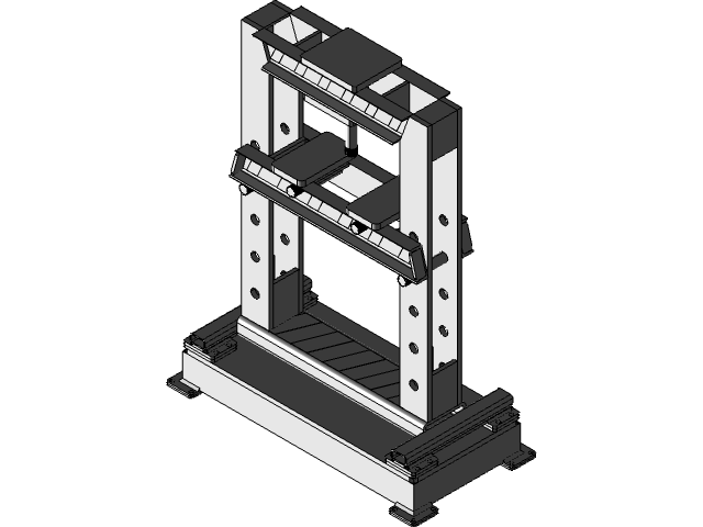 Bản vẽ 3D máy ép thủy lực (TL 047)