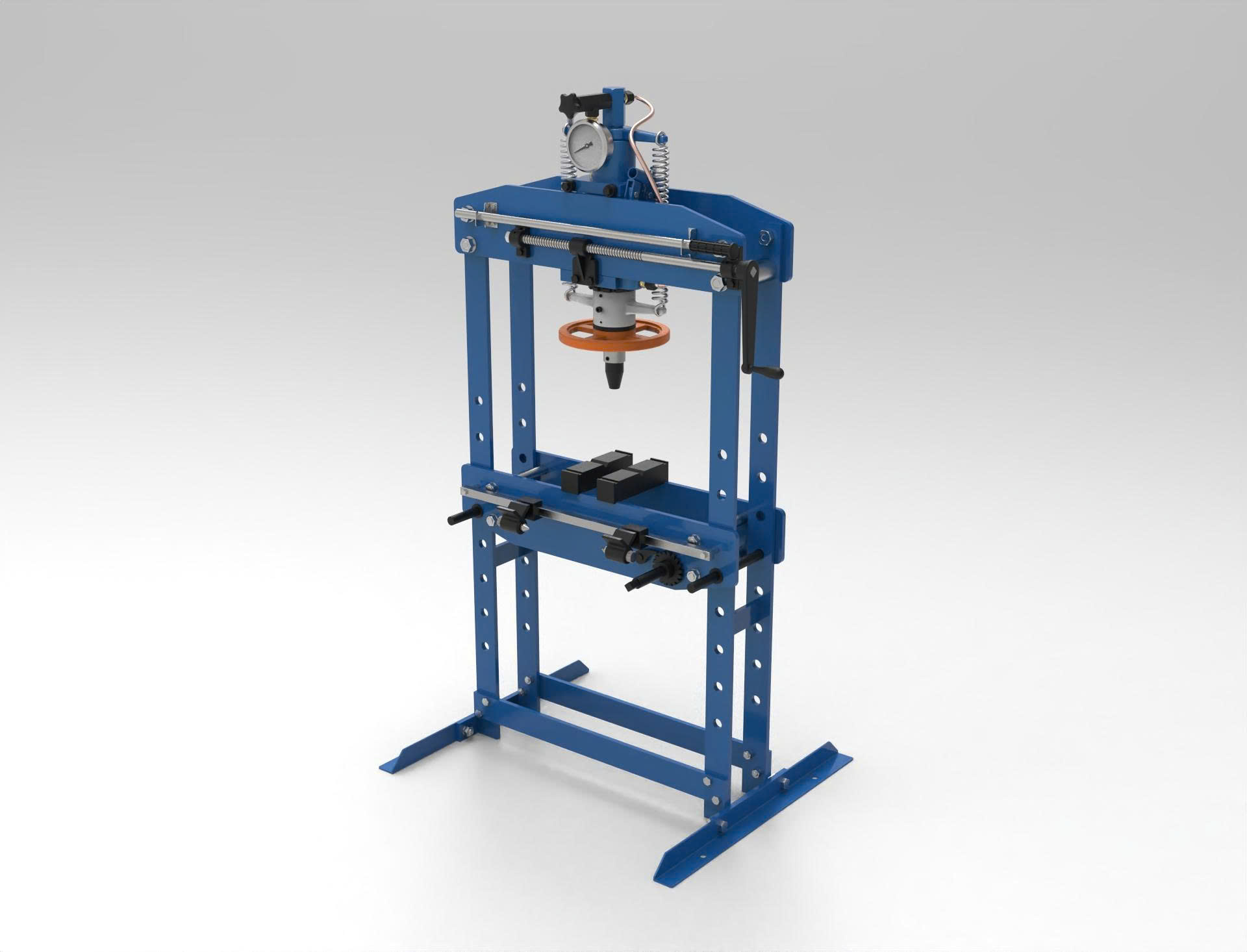 Bản vẽ 3D Máy ép thủy lực (TL 033)