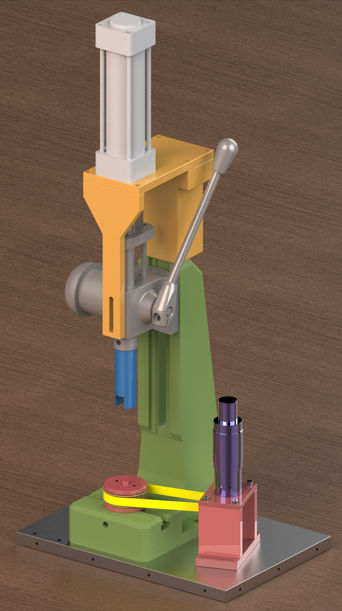 Bản vẽ 3D Xilanh khí nén (TL 074)