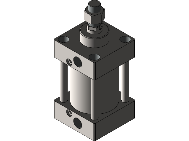 Bản vẽ 3D Xilanh khí nén (TL 078)