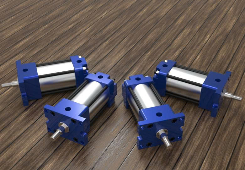 Bản vẽ 3D Xilanh khí nén (TL 079)