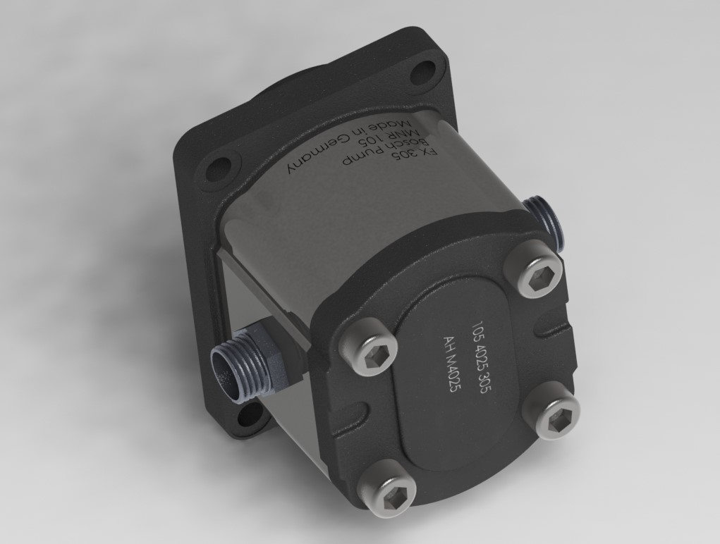 Bản vẽ 3D Động cơ thủy lực (TL  083)