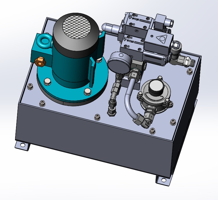 Bản vẽ 3D Nguồn thủy lực (TL089)