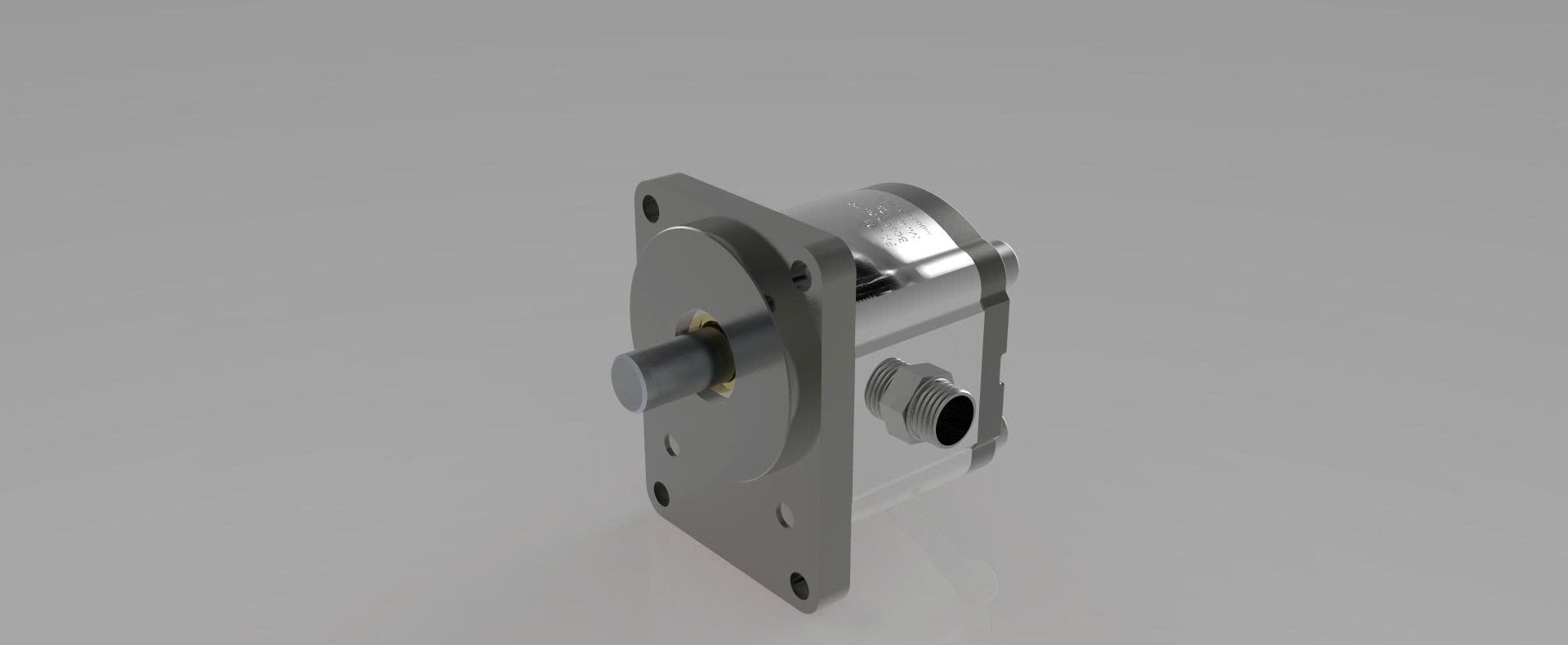 Bản vẽ 3D Động cơ thủy lực (TL 082)