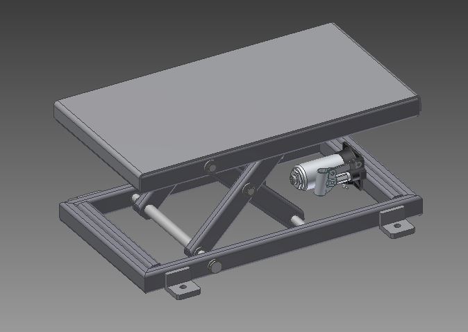Bản vẽ 3D BÀN NÂNG THỦY LỰC (TL 0125)