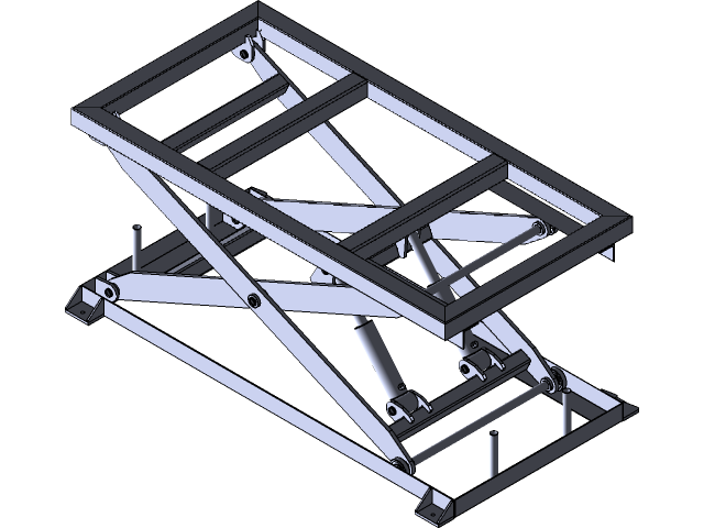 Bản vẽ 3D BÀN NÂNG THỦY LỰC (TL 0118)