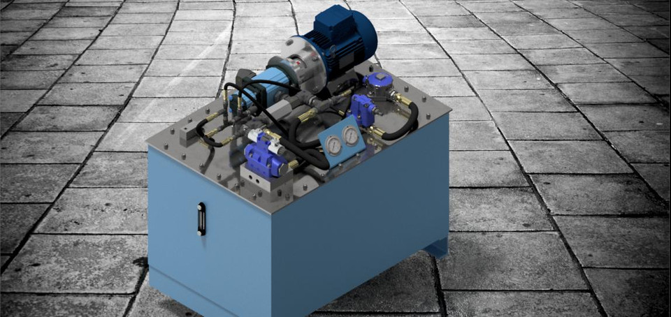 Bản vẽ 3D Nguồn thủy lực (Tl 095)