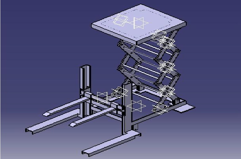 Bản vẽ 3D BÀN NÂNG THỦY LỰC (TL 0134)