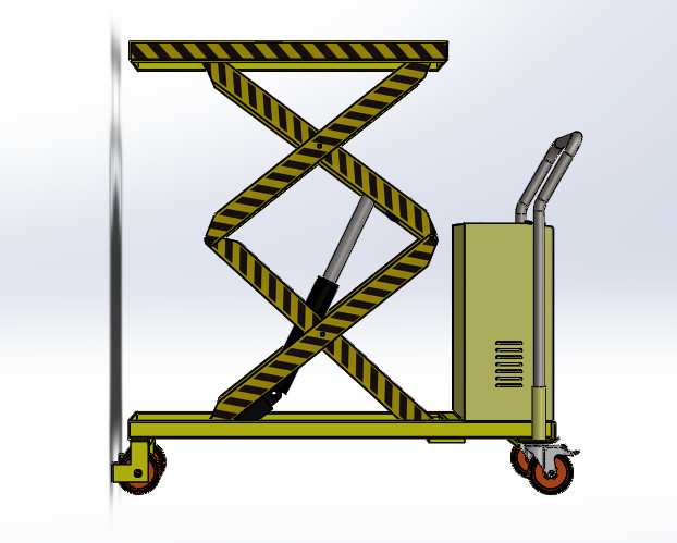 Bản vẽ 3D BÀN NÂNG THỦY LỰC (TL 0122)