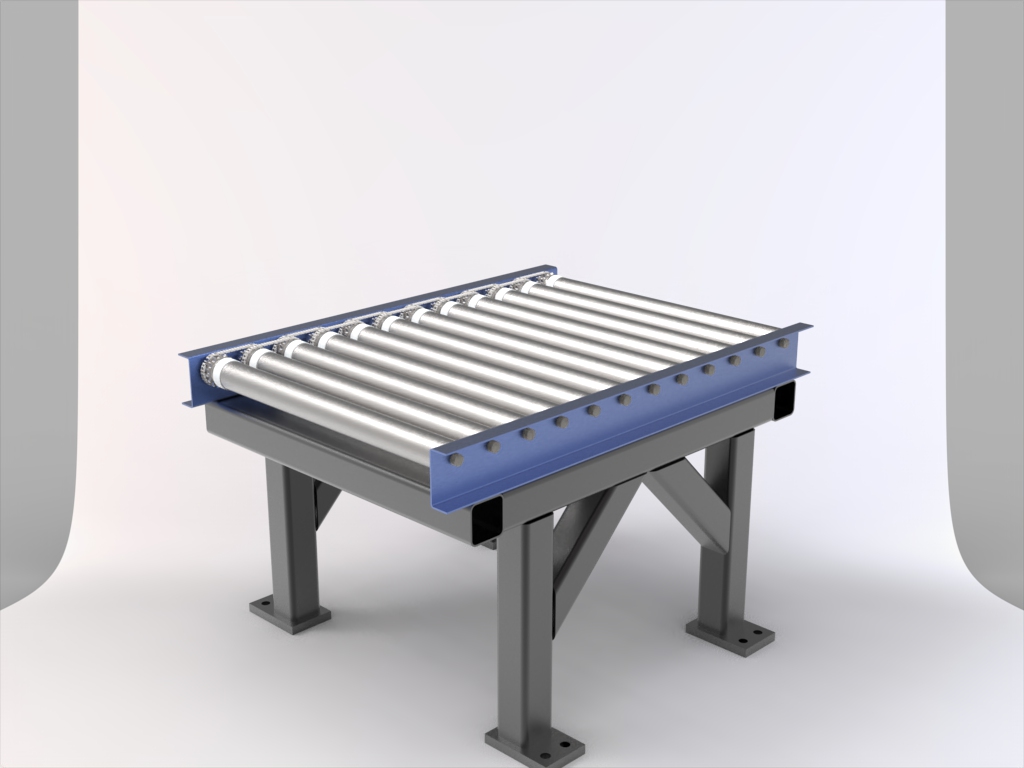 BẢN VE 3D BĂNG TẢI Heavy-Duty Motorized Roller Conveyor System (CN 057)