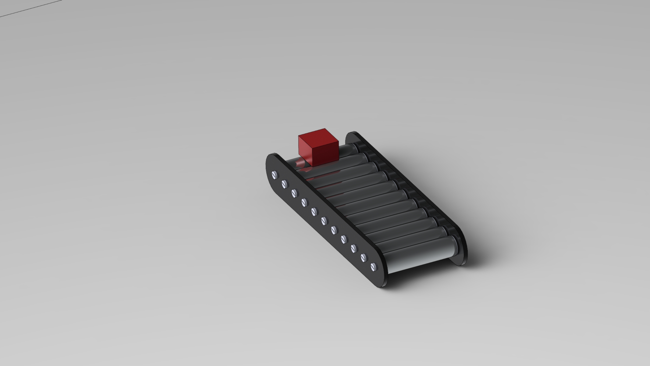 BẢN VE 3D BĂNG TẢI simple roller conveyor (CN 066)