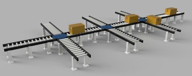 BẢN VE 3D BĂNG TẢI conveyour roller (CN 035)