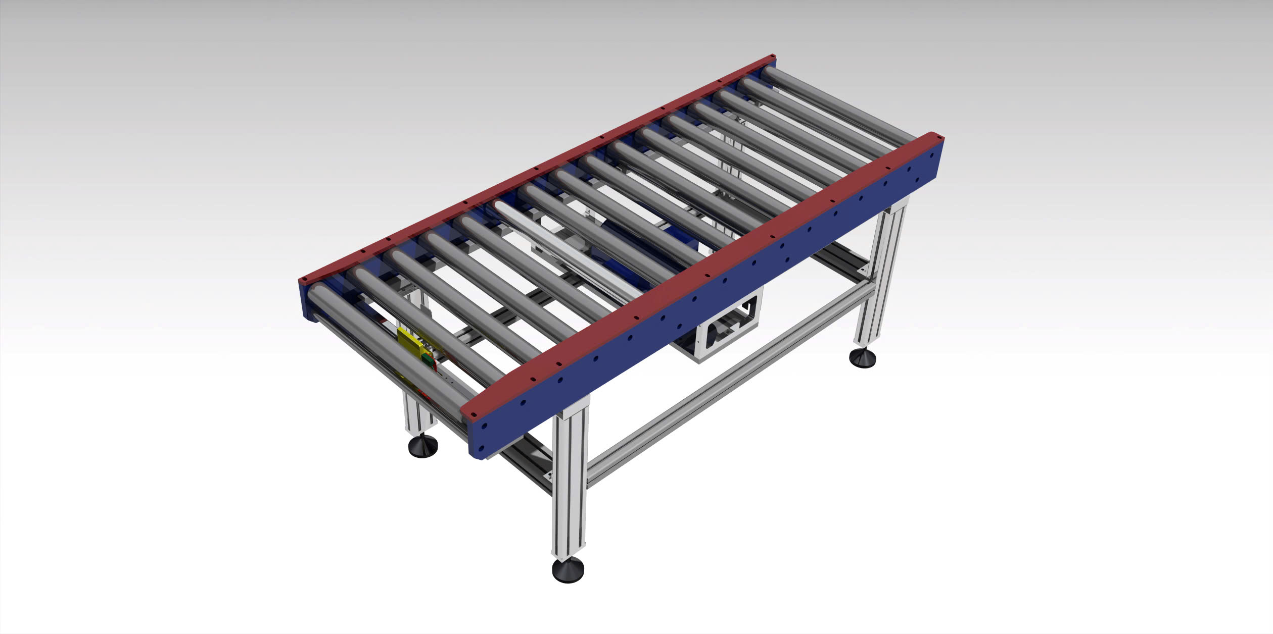 BẢN VE 3D BĂNG TẢI Roller Conveyor (CN 068)