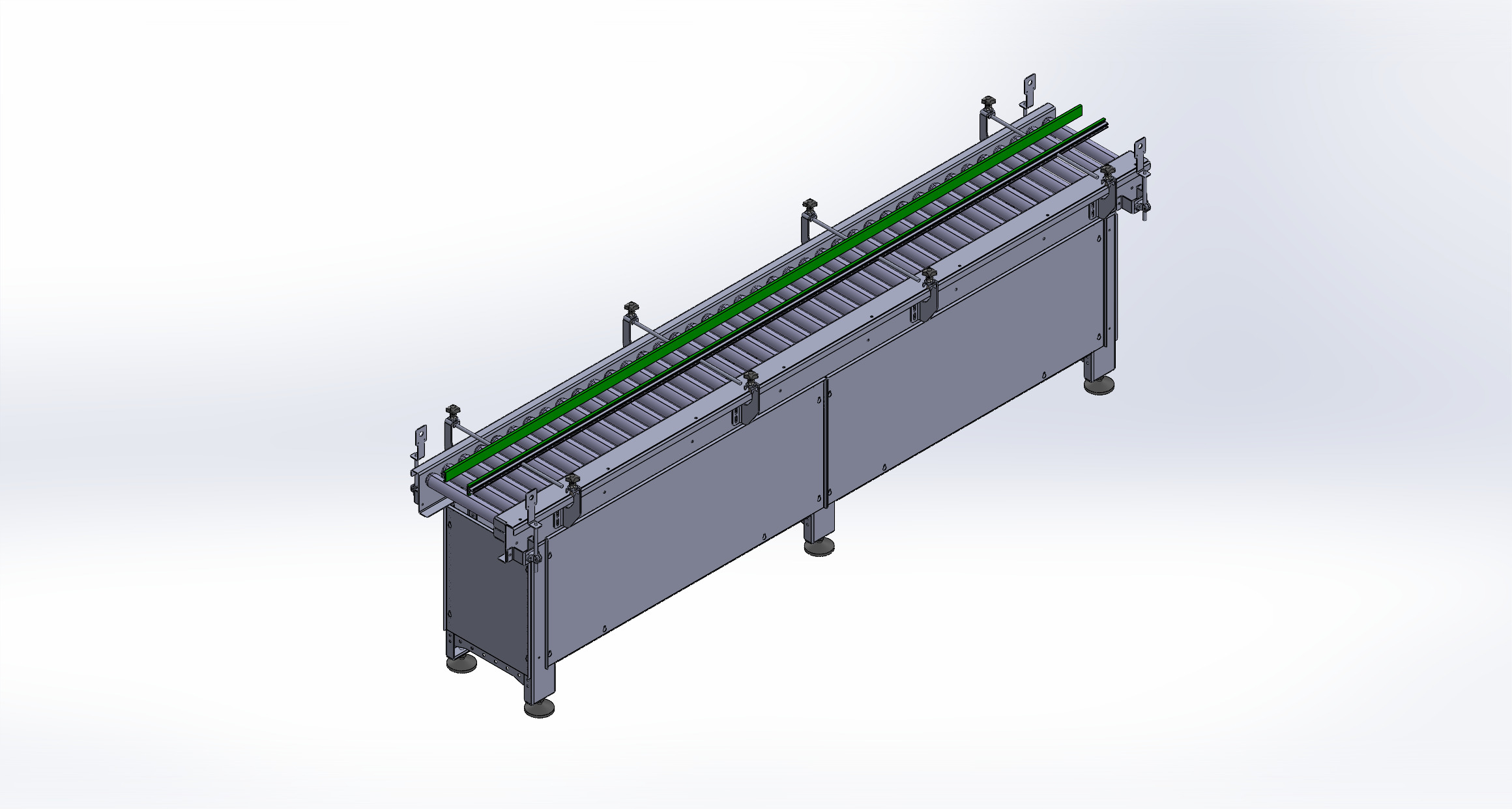 BẢN VE 3D BĂNG TẢI  Roller Conveyor (CN 075)