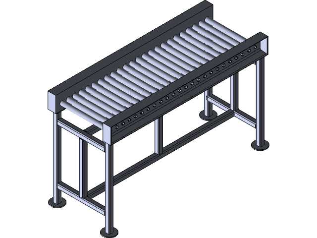 BẢN VE 3D BĂNG TẢI Roller Conveyor (CN 078)