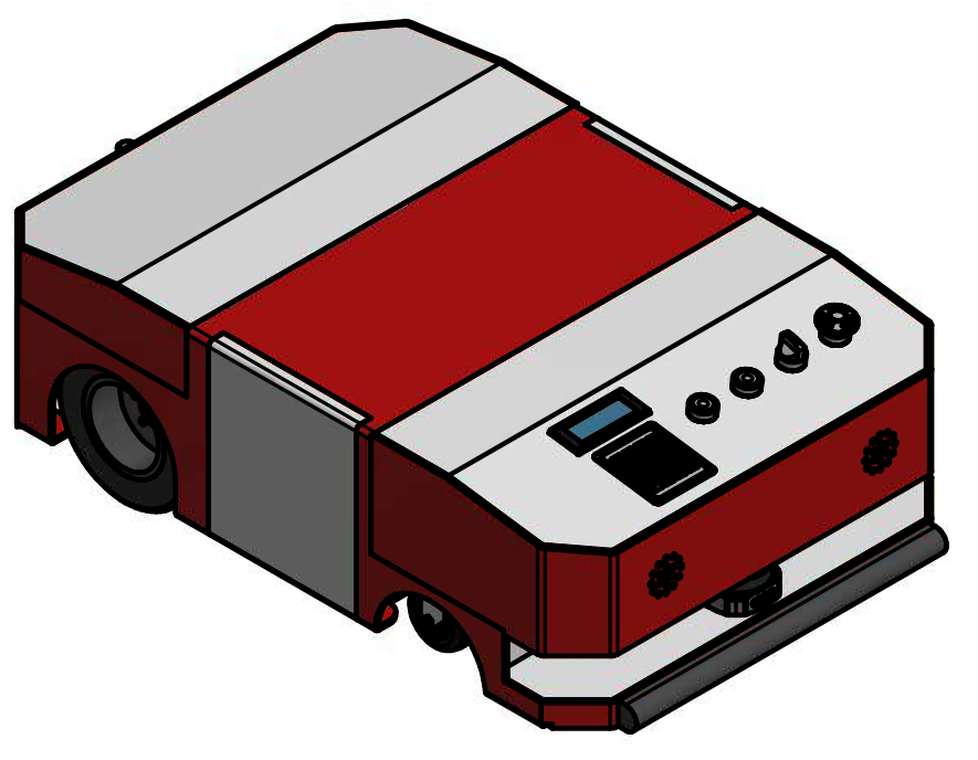 BẢN VẼ 3D XE AGV (CN 097)