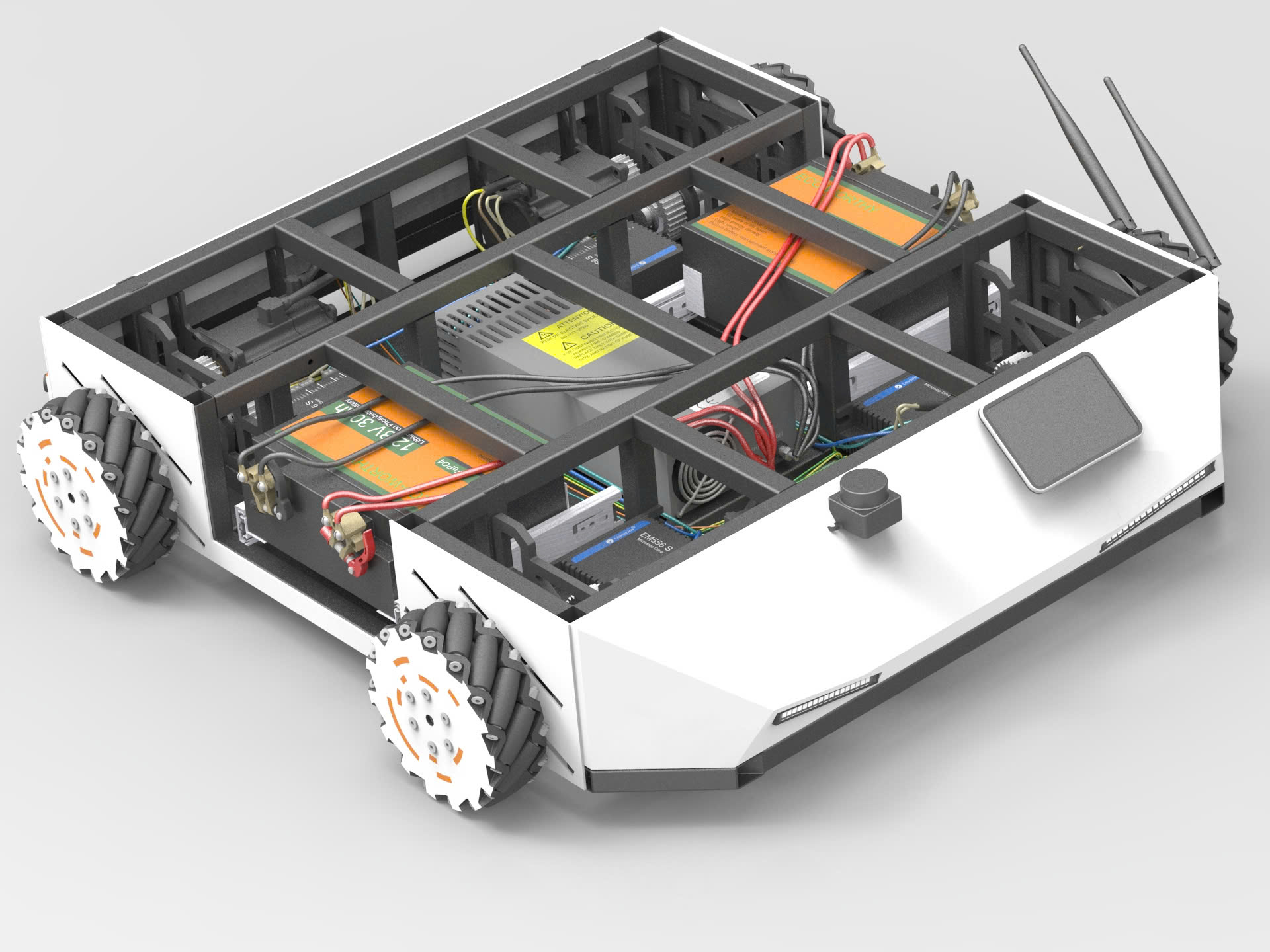 BẢN VẼ 3D XE AGV QRC X Carbon AGV (CN 087)