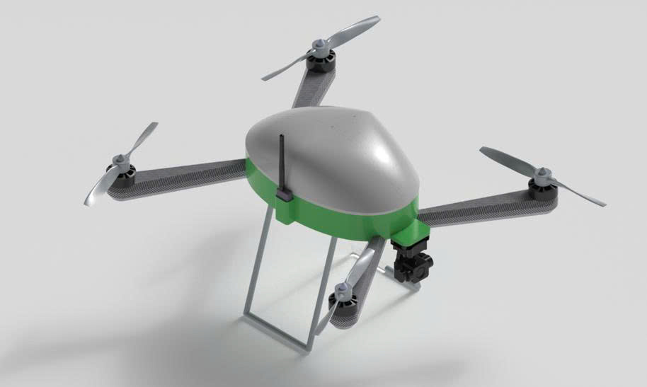 MÁY BAY KHÔNG NGƯỜI LÁI Drone Design (Surveillance & Spraying) (DR 11)