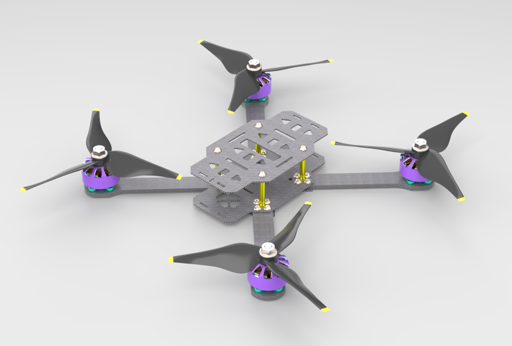 MÁY BAY KHÔNG NGƯỜI LÁI 5 Ich FPV Drone Design Assembly (DR 29)