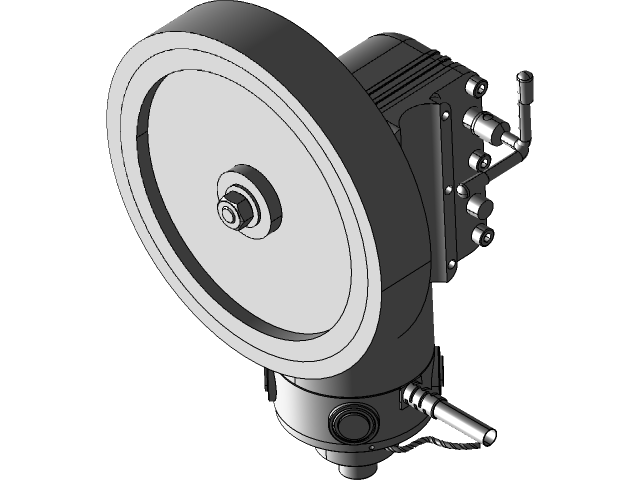 BÁNH XE CHỦ ĐỘNG AGV SERVO DRIVE WITH GEAR BOX (CN 122)