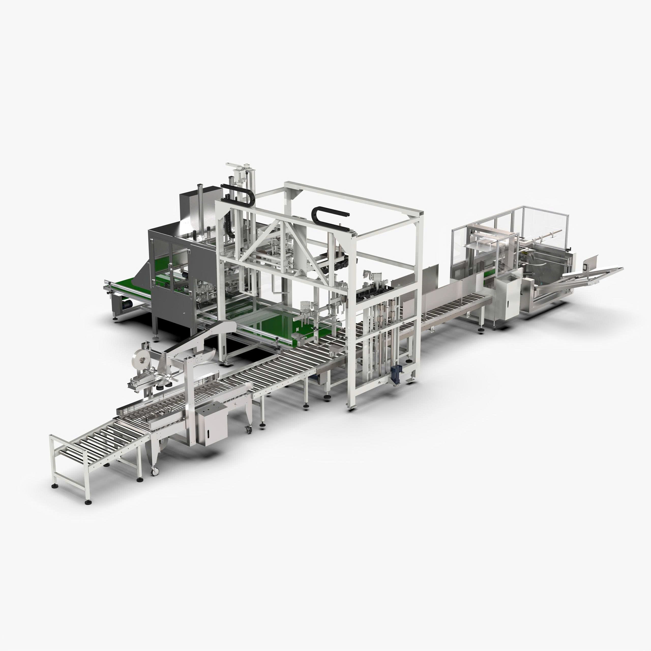 MÁY ĐÓNG GÓI Wine Packaging Conveyor Line (CN 136)