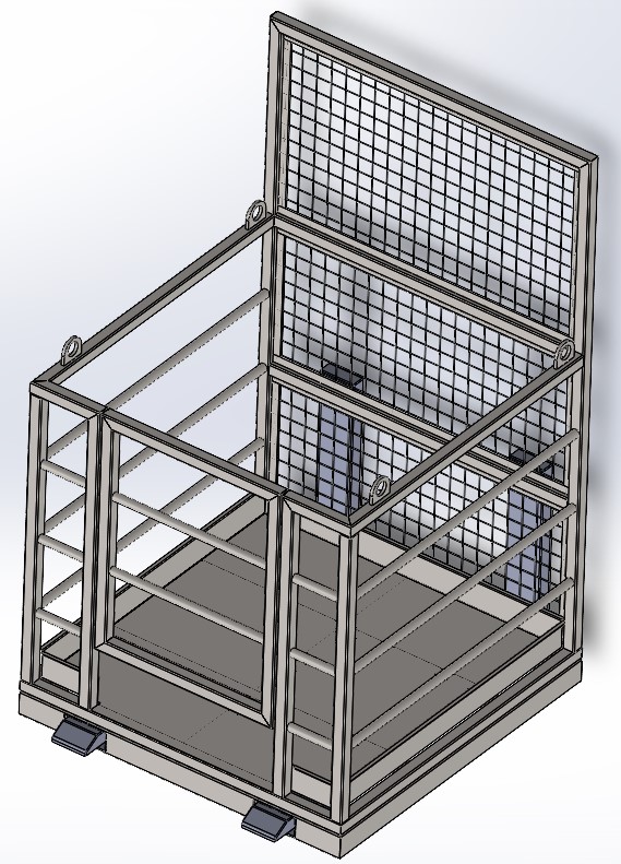 THÙNG CHỨA, BUN KE Forklift attachment for agricultural tractor (CN 184)