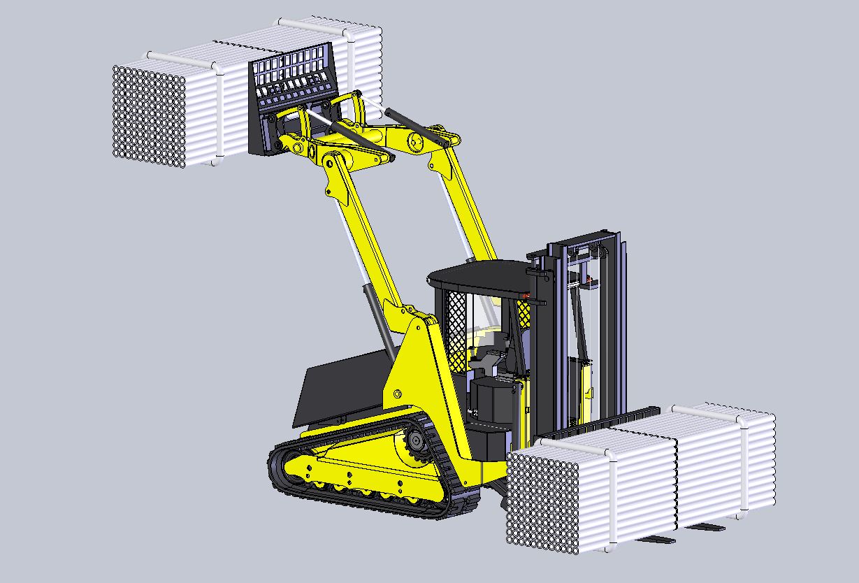 XE NÂNG Skidsteer Fork Lift (CN 202)