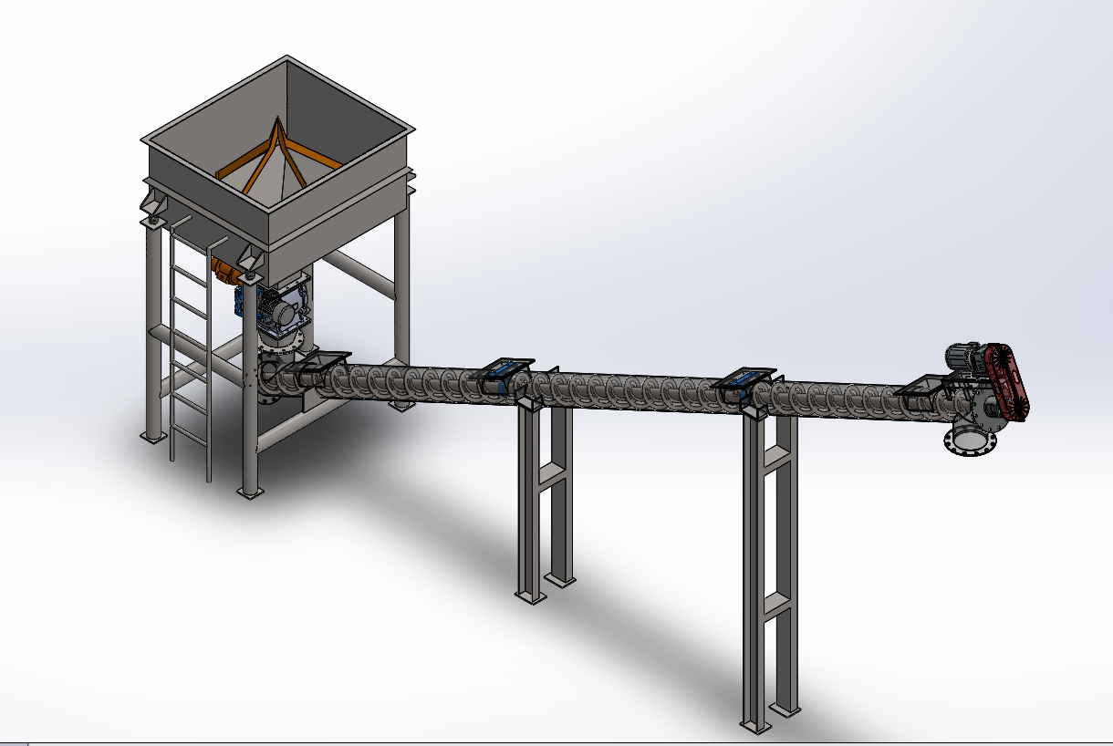 Băng tải vít cấp liệu Screw Feeding Conveyor (CN 225)