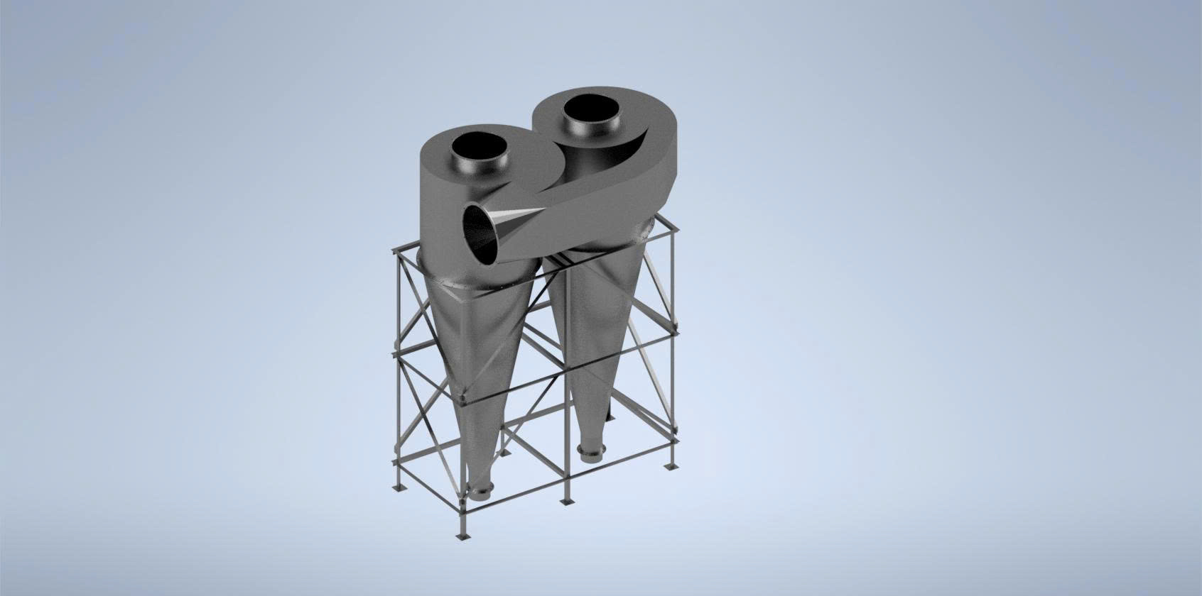 Thiết bị lọc bụi Cyclone Cyclone Dust Collector  (CN 258)