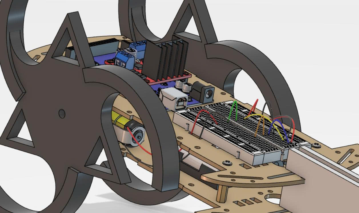 Robot bánh xe hình sao (DC 06)