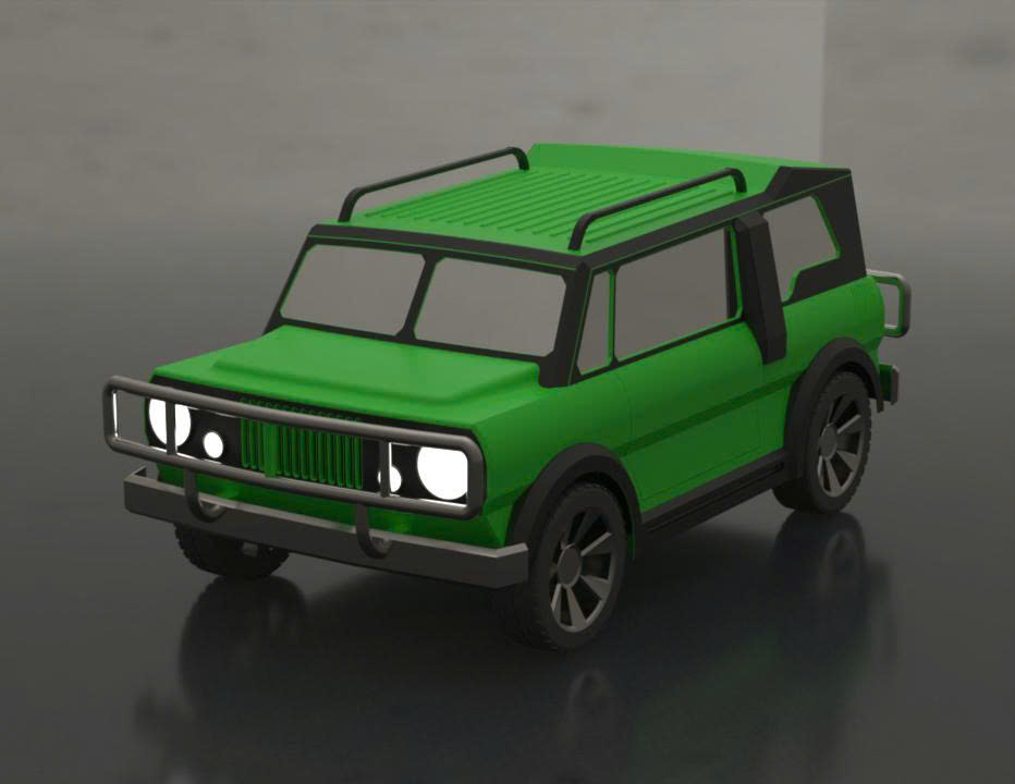 Bản vẽ xe Jeep (DC 17)