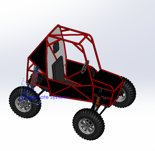 Mô hình CAD xe BAJA ATV (DC 38)