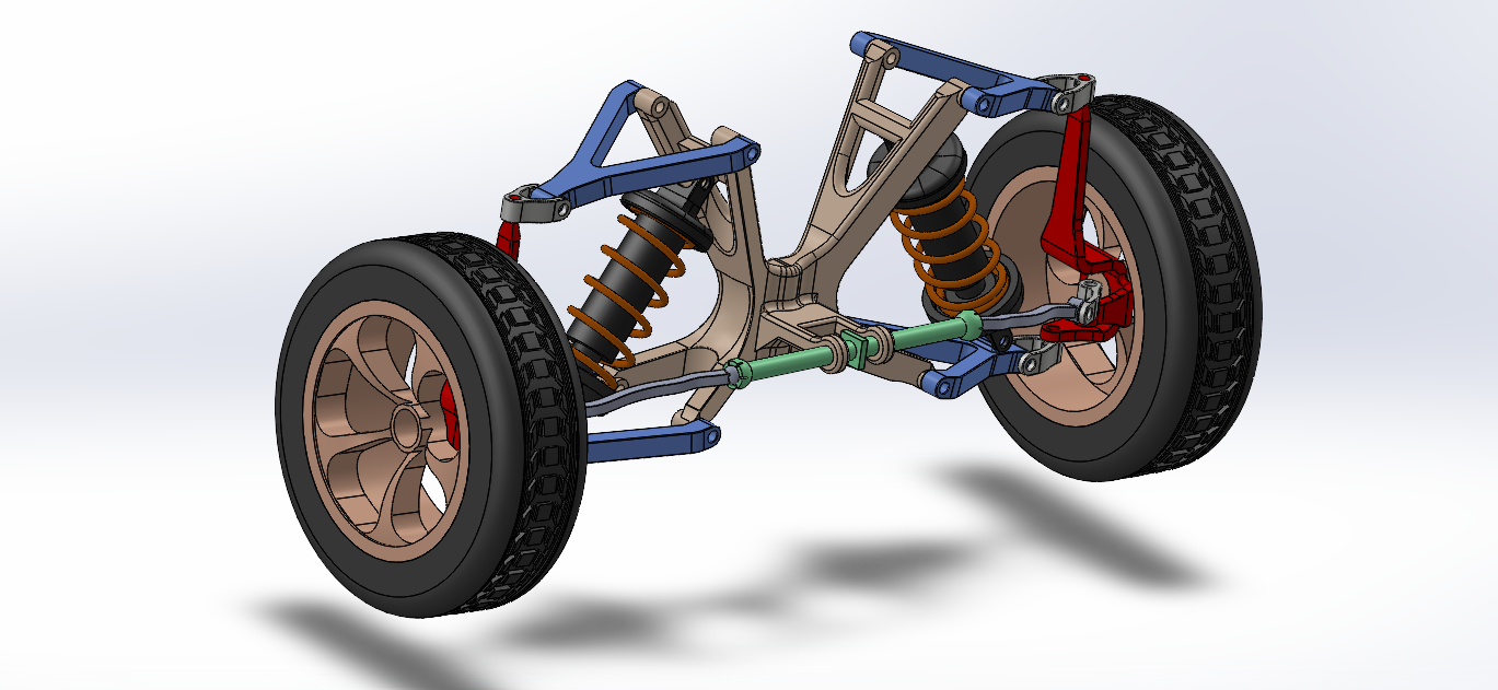 MÔ HÌNH HỆ TREO TAY ĐÒN KÉP (DOUBLE WISHBONE SUSPENSION MODEL) (DC 51)