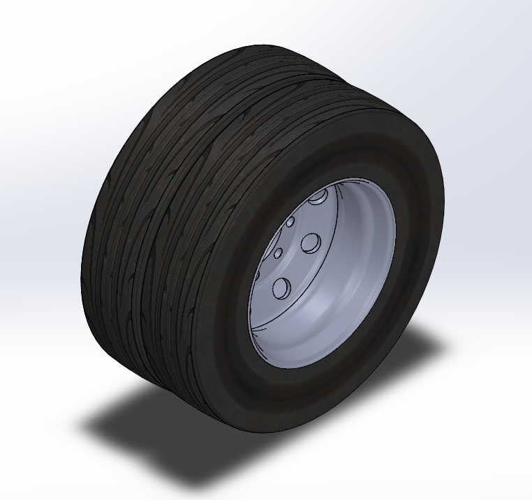 Vành bánh sau bằng thép kích thước 23 inch (DC 64)